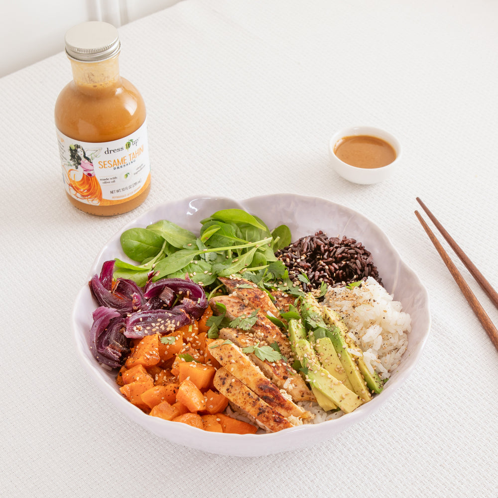 Chicken and Sweet Potato Grain Bowl