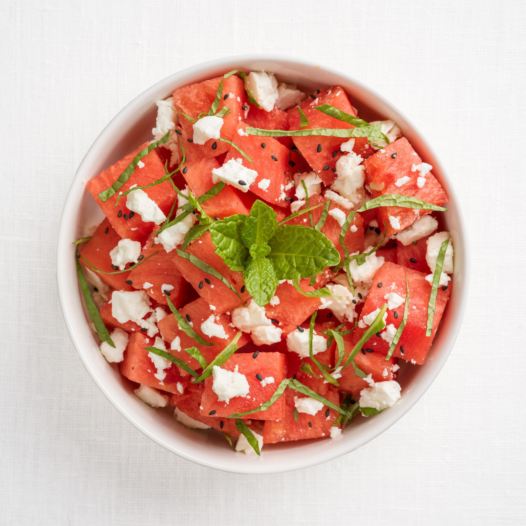 Watermelon, Feta & Mint Salad | Dress It Up Dressing