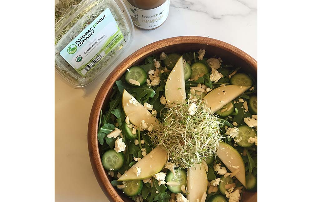Sprouted Pear Salad