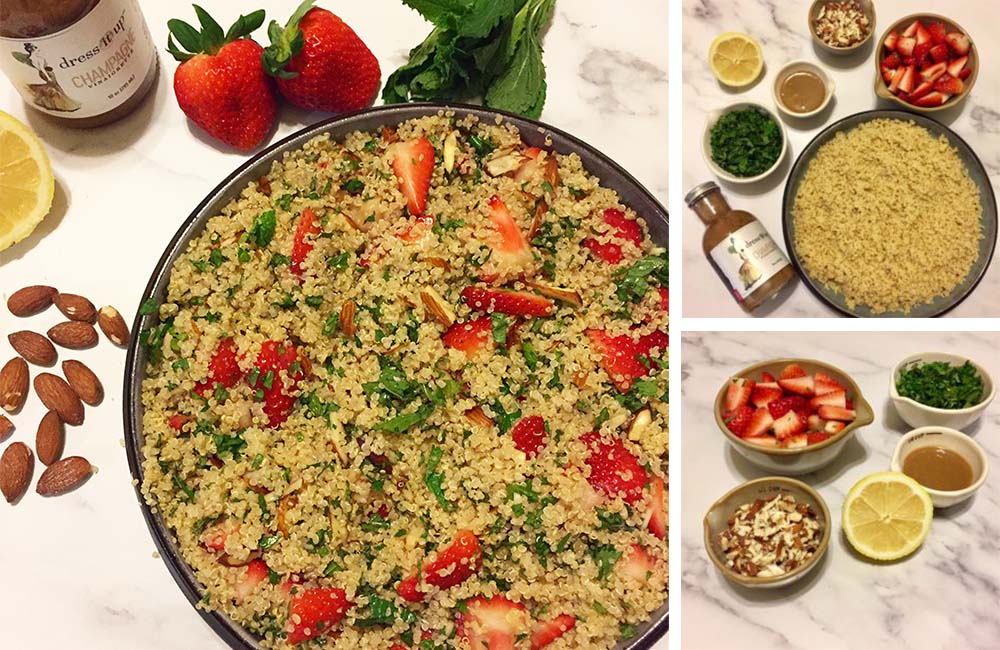 Strawberry & Lemon Quinoa Salad Dress It Up Dressing
