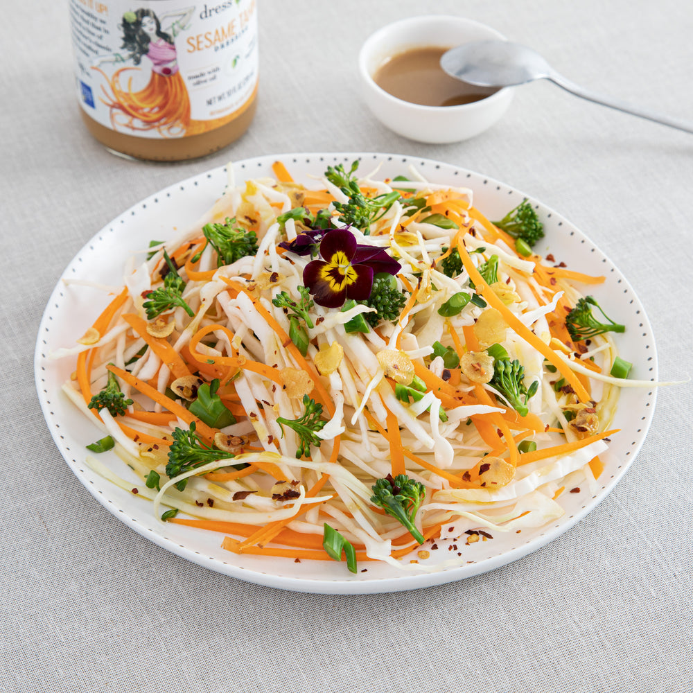 Spicy Tahini Slaw