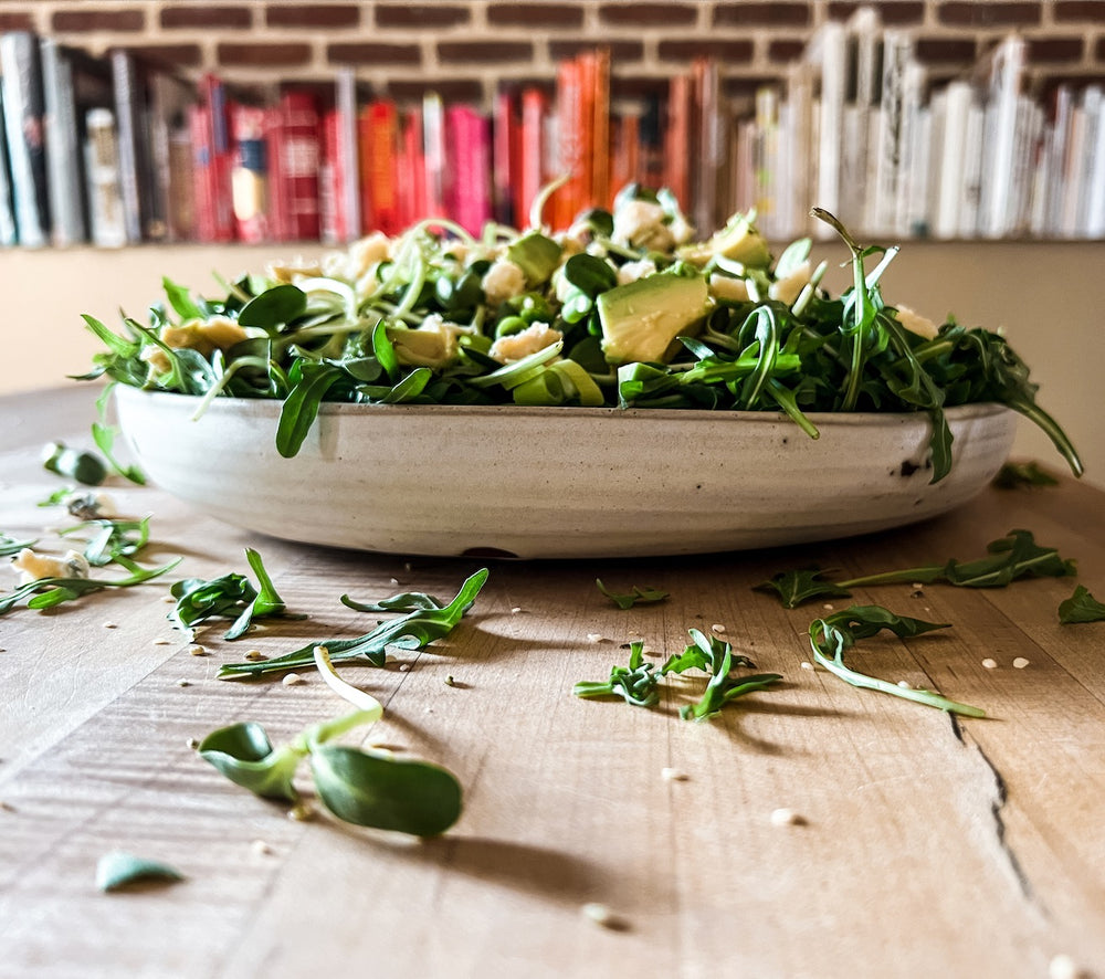 Endive Arugula Microgreens Salad