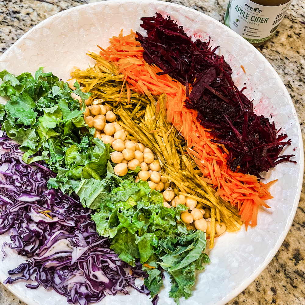 Shredded Rainbow Salad