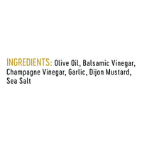 List of all-natural ingredients in Champagne Vinaigrette packets