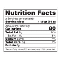 Nutrition Facts for Dress It Up Dressing's Champagne Vinaigrette packets